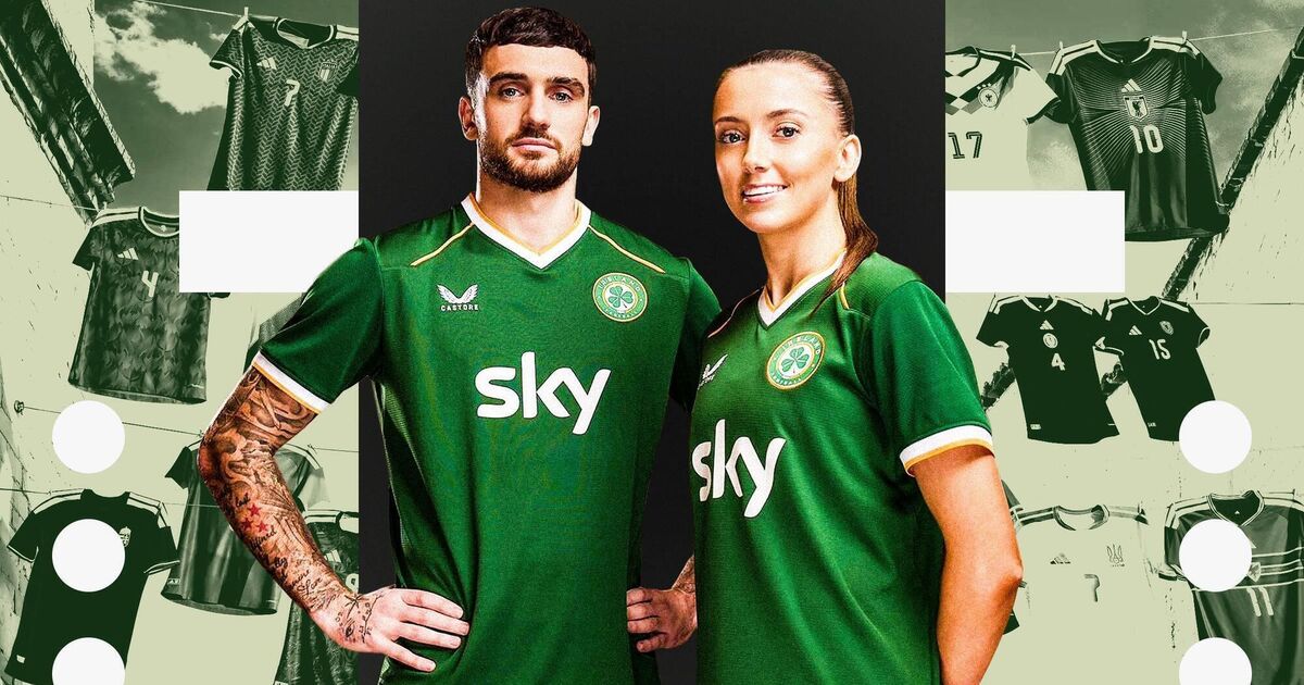 Ireland leads the way in bringing out new football kits