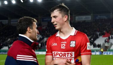 Cork's Diarmuid Healy out for at least five more weeks