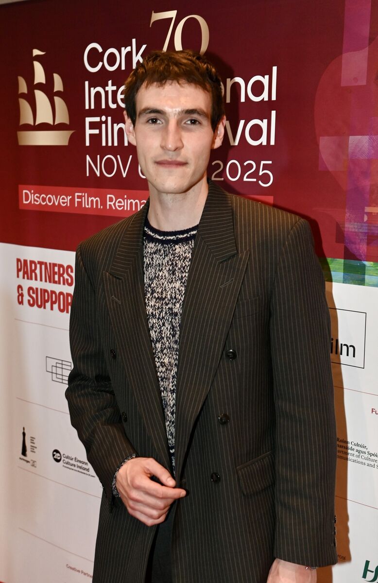 Éanna Hardwicke at the 70th Cork International Film Festival 2025 at The Everyman Palace Theatre, Cork. Picture: Larry Cummins