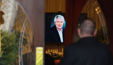 Michael Lyster remembered as ‘magic in human form’ at emotional memorial service