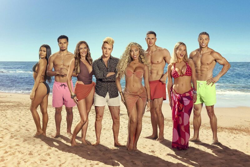 Izzy Fairthrone, Toby Aromolaran, Amy Kenyon, John Grimes, Dani Imbert, Freddie Powell, Helen Flanagan and Chase De Moore on the new series of Celebrity Ex on the Beach.