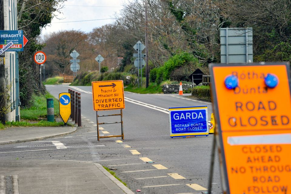 A woman in her 50s has died and three others were injured following a single‑vehicle crash on the N15 at Castlegal, Co Sligo
