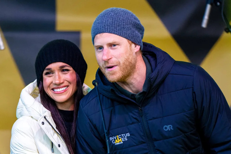 Meghan Markle and Prince Harry at Invictus Games Vancouver Whistler 2025, day 3, Whistler, Canada - 10 Jan 2025