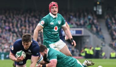 Tom O’Toole credits Andy Farrell’s motivation after he made 21 tackles in Scotland win – The Irish Times