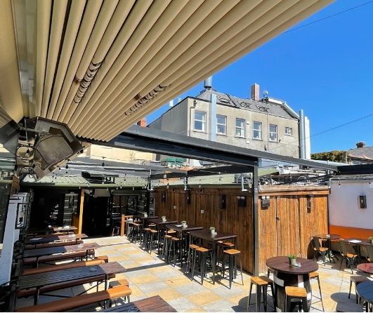Humphreys Pub in Ranelagh, Dublin has a sizeable beer garden, ideal for socialising during and after the match. Picture: Fanzo