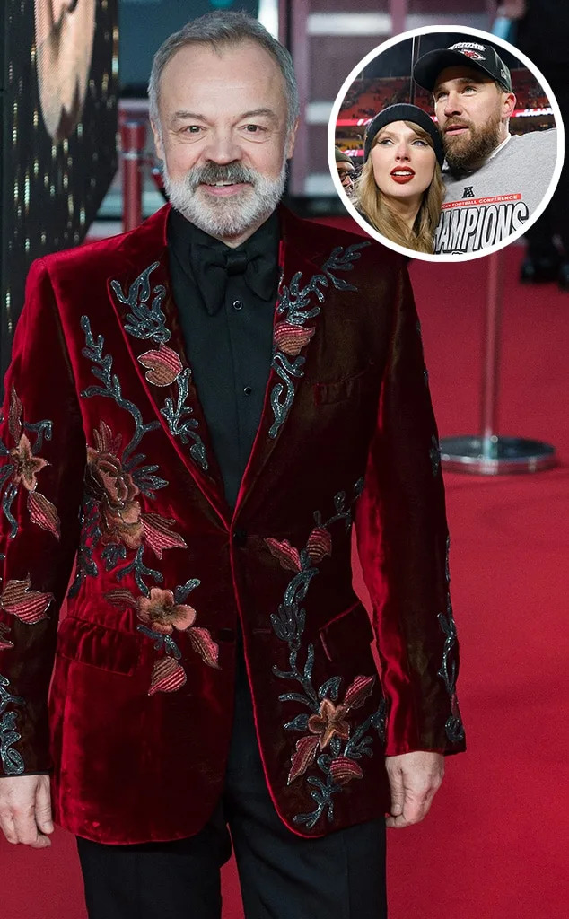 Graham Norton attends the EE British Academy Film Awards ceremony 02 February, 2020 in London, England, Taylor Swift, Travis Kelce