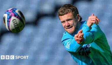 Darcy Graham in Scotland training