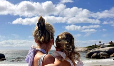 Lady Kitty Spencer shares rare photos of her daughter Athena after jetting off to Cape Town for winter sun