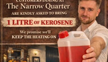 Donegal restaurant's hilarious plea to customers to bring their own oil