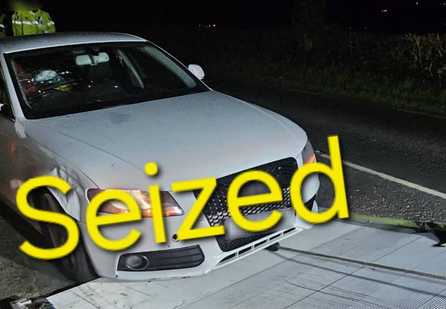 Gardai deploy stinger device as car drives through Lifford checkpoint