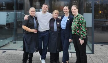 Dermot O'Leary and crew stop by Donegal Town hotel!