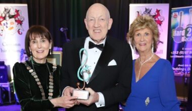 Packie Keeney crowned Donegal Person of the Year at Gala Ball - Pic Special