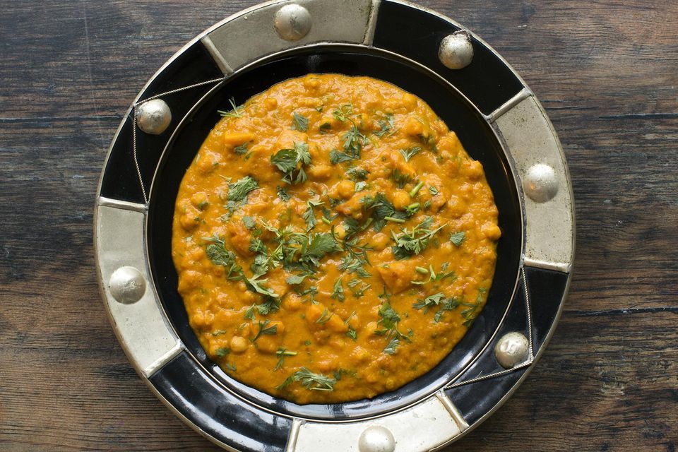 Chickpeas were grown successfully in simulated moon dirt. Photo: Tony Gavin