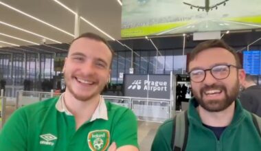 Ireland fans land in Prague for playoff – The Irish Times