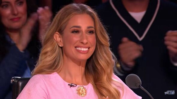 Stacey Solomon was stepping in for Simon Cowell Stacey Solomon was stepping in for Simon Cowell