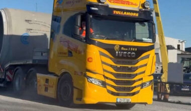 Giant Concrete Pipes Depart Offaly Concrete Company For Bypass Project