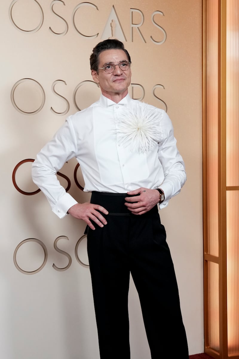 Pedro Pascal in Chanel. Photograph: Jutharat Pinyodoonyachet/New York Times