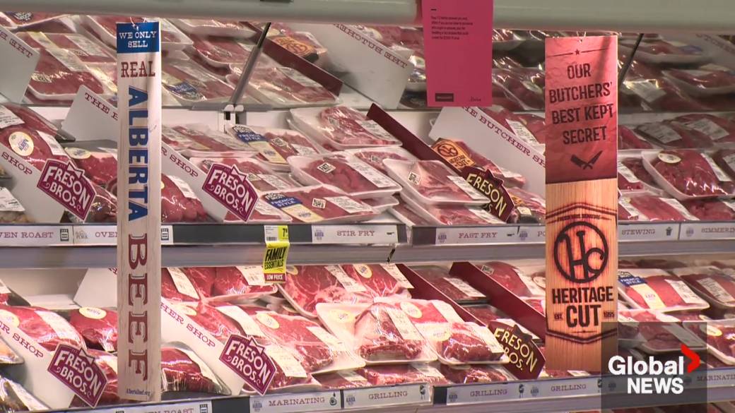 Click to play video: 'Beef prices have Alberta shoppers looking for other meats'