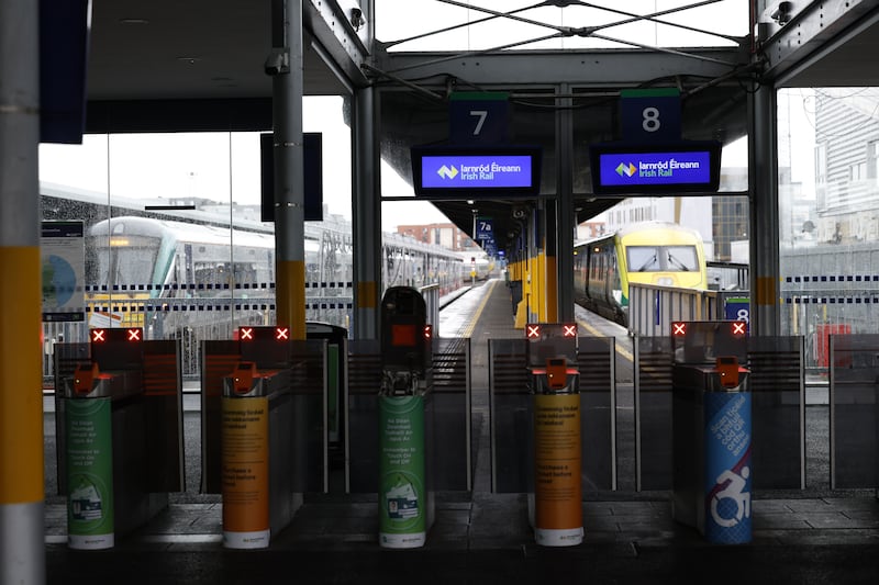 Heuston Station: A key project announced some years ago was the Heuston Masterplan involving redevelopment of the area around the station and the bus depot at Conyngham Road. Photograph: Nick Bradshaw