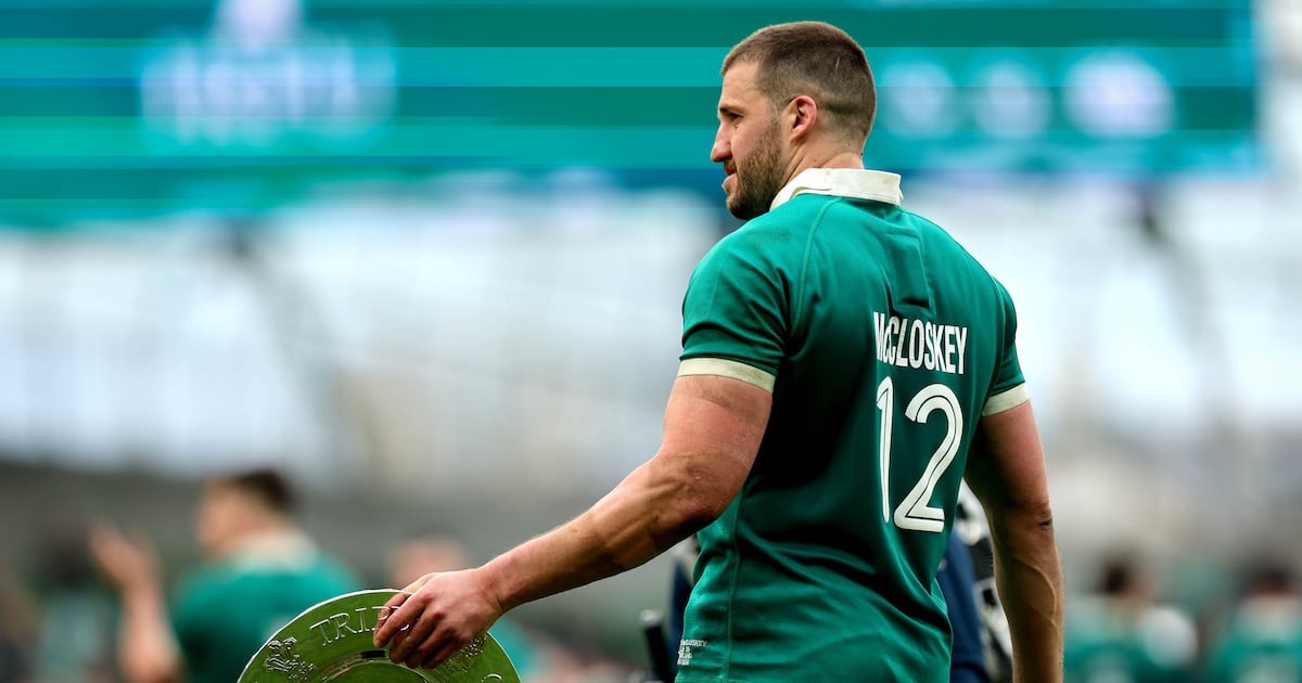 Stuart McCloskey has flourished in the Six Nations and is Ireland’s player of the tournament – The Irish Times