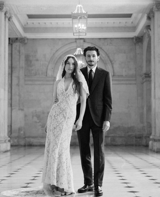 Rozanna Purcell and partner Zach Desmond tie the knot in Dublin. Photo: Instagram/Rozanna Purcell