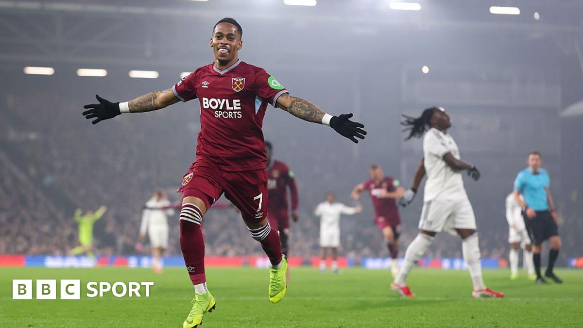 Summerville strike earns West Ham tight win at Craven Cottage