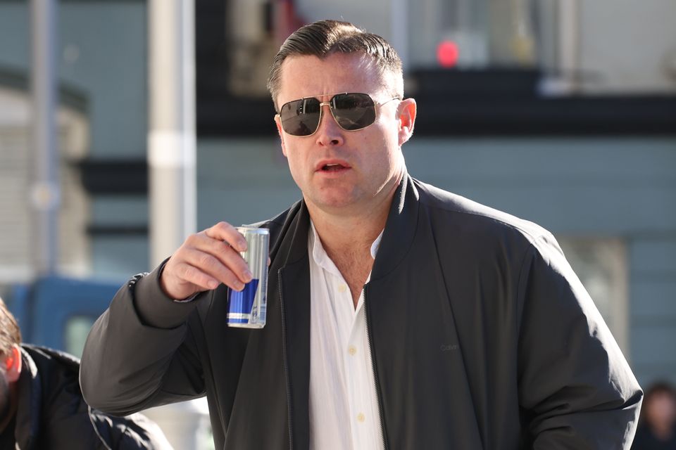 6/3/2026John Griffiths, 41yrs, currently living in USA but with an Irish address at Iveagh Trust, Kevin Street, Dublin pictured at the Criminal Courts of Justice (CCJ) on Parkgate Street in Dublin. pic: IrishPhotoDesk.ie