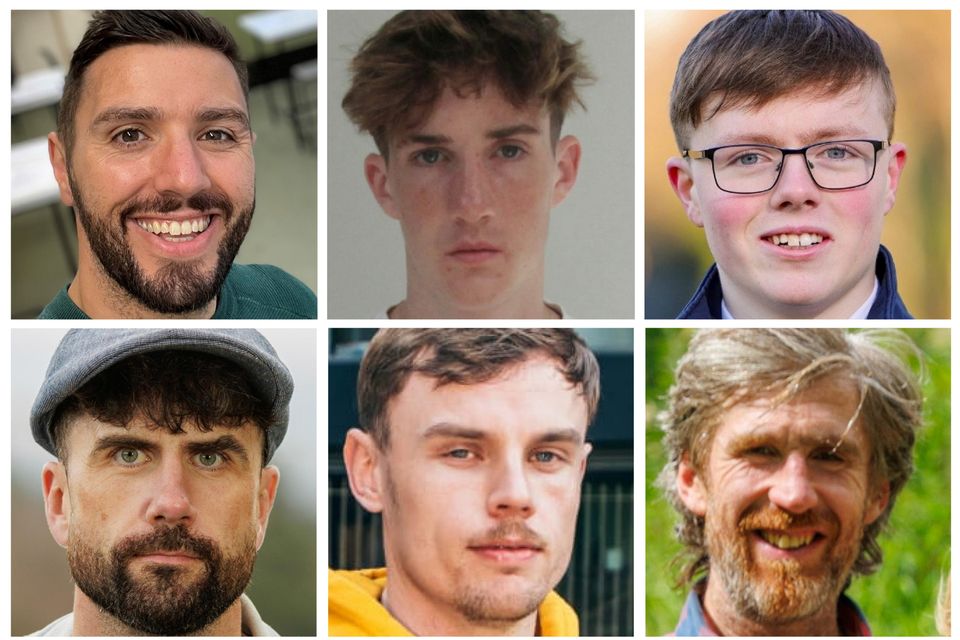 Top row, Tadhg O’Donovan, Davy Crann and Shane King and, bottom row, Gavin Meenan, Daragh Fleming and Diarmuid Lyng