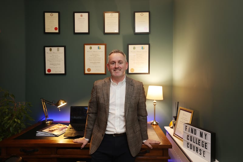 Guidance counsellor Donnchadh O Mahony: 'There aren’t too many degrees where immediate returns are guaranteed.' Photograph: Alan Betson