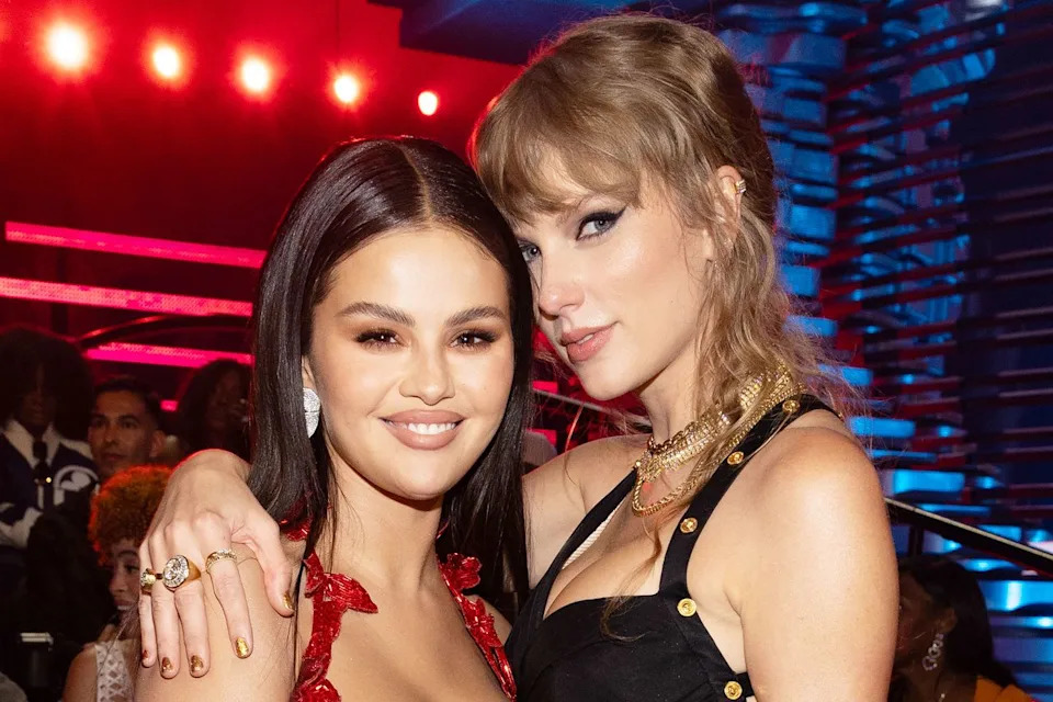 Selena Gomez and Taylor Swift in September 2023 in Newark, N.J.Credit: Christopher Polk/Variety via Getty