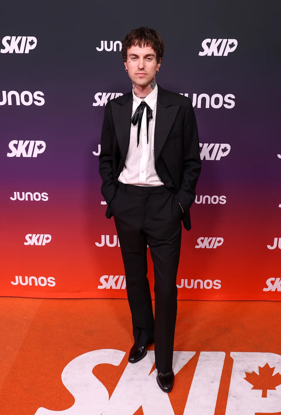HAMILTON, ONTARIO - MARCH 29: Jutes attends the 2026 JUNO Awards at TD Coliseum on March 29, 2026 in Hamilton, Ontario. (Photo by Cindy Ord/Getty Images)
