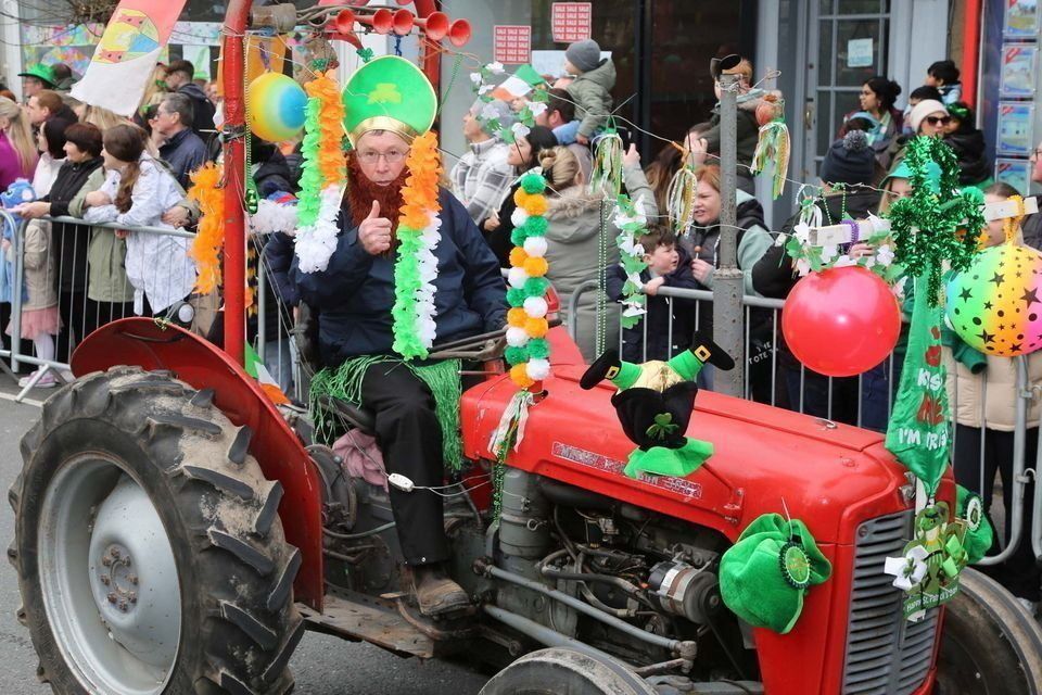 A Massey Ferguson vintage tractor at the Mallow parade in 2025.