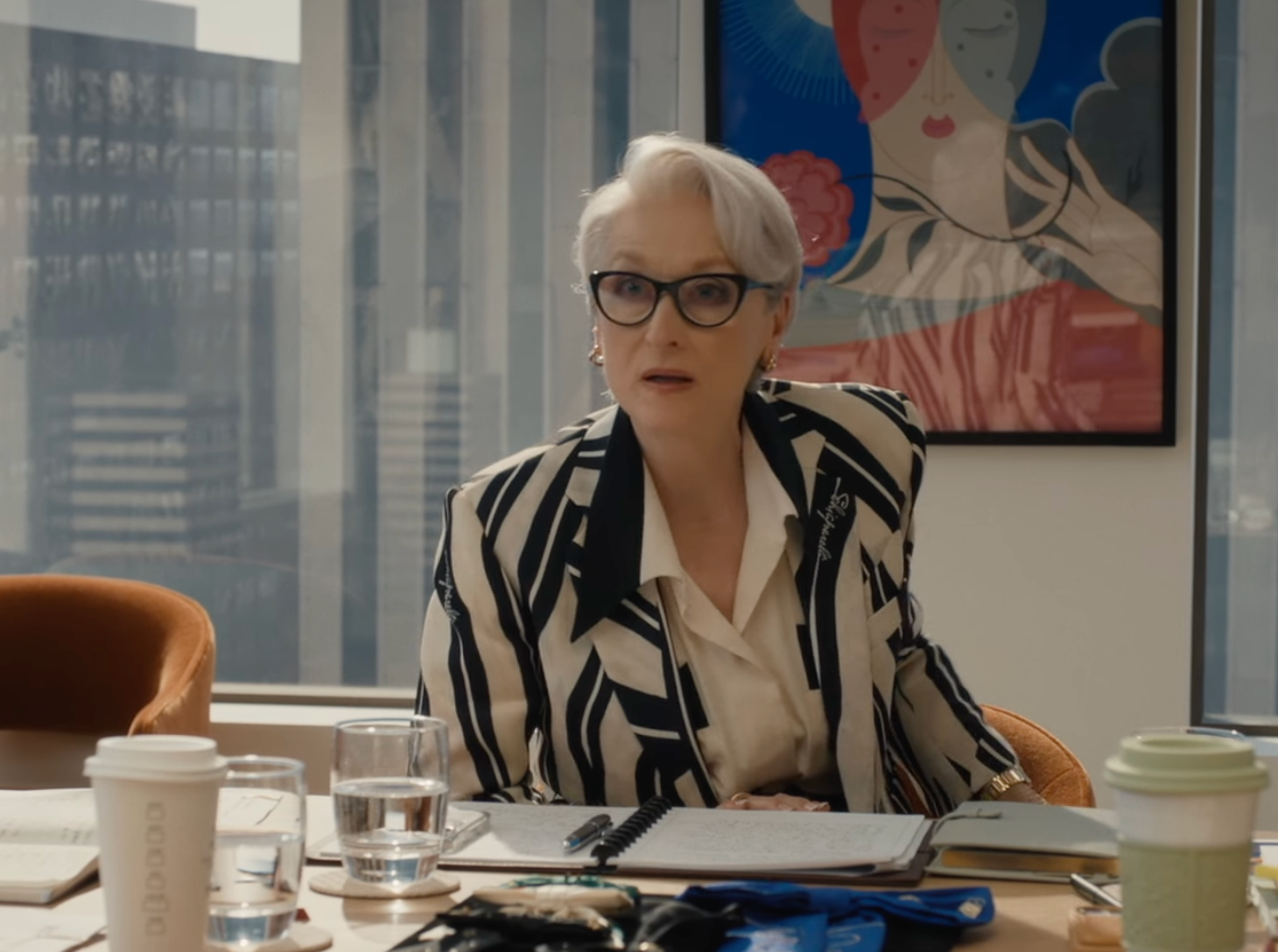 business meeting in a modern office setting