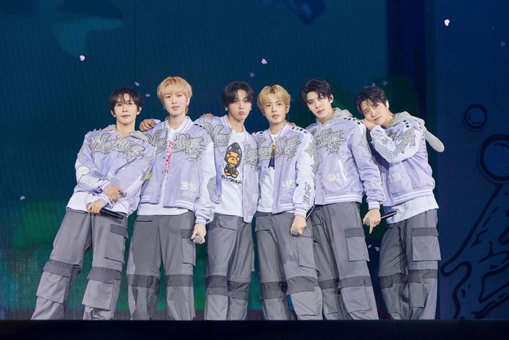 K-pop boy group NCT WISH performs during their “NCT WISH 1st CONCERT TOUR ‘INTO THE WISH : Our WISH’” at The Venetian Arena in Macau, March 22. Courtesy of SM Entertainment