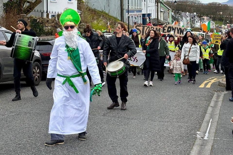 The St. Patrick's Day Parade in Roundstone. Photo: Facebook Roundstone St Patrick's Day Parade.