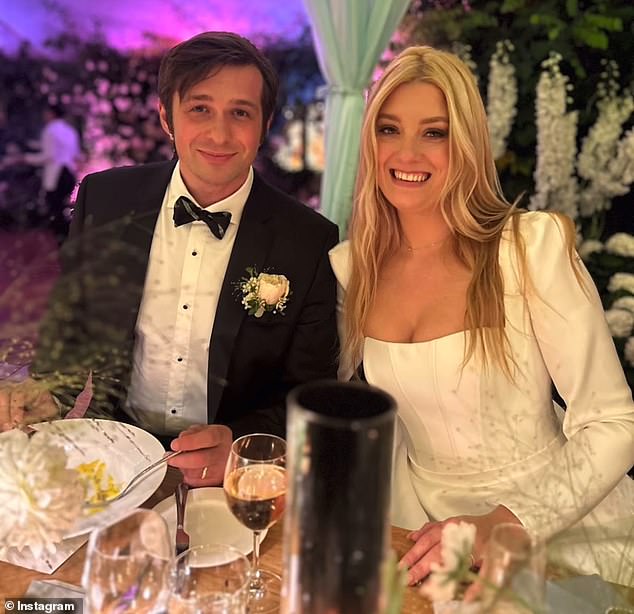 Olivia wed financier Florian in a lavish home ceremony in 2023
