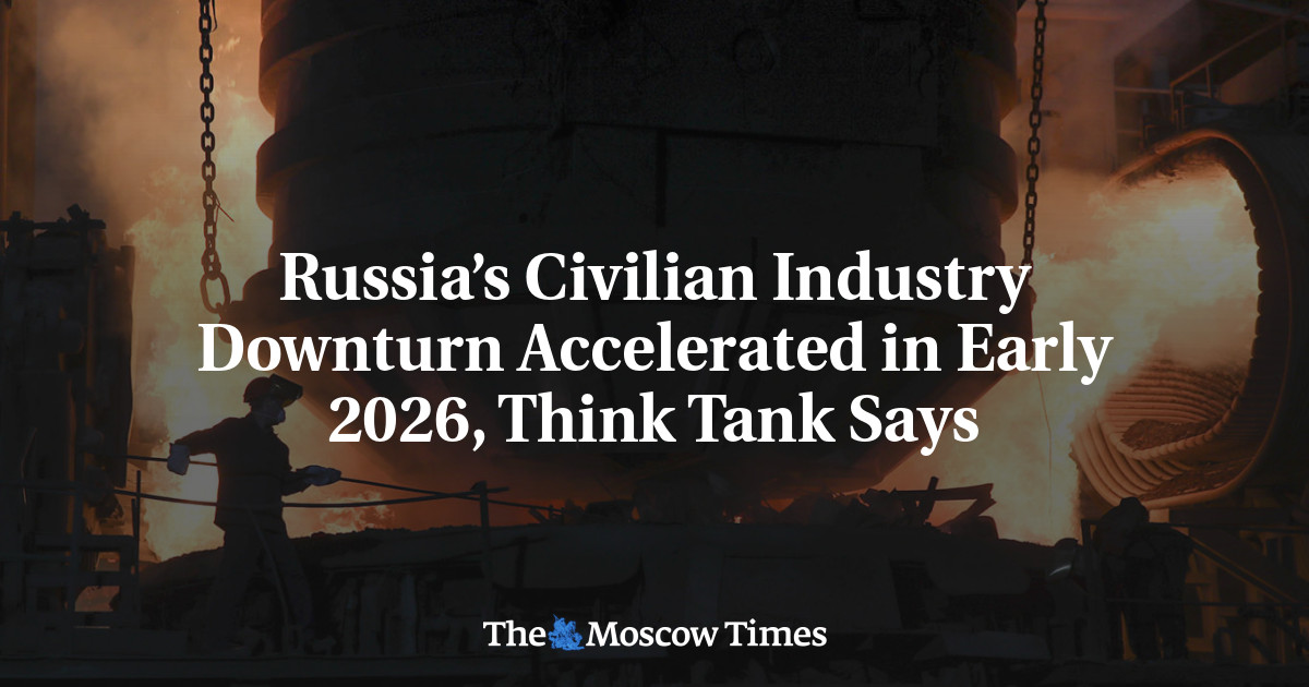 Russia’s Civilian Industry Downturn Accelerated in Early 2026, Think Tank Says