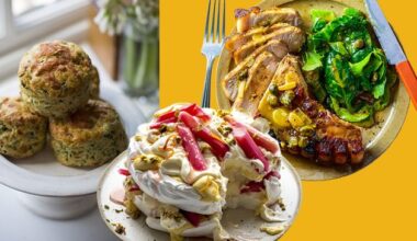 Donal Skehan: From wild garlic scones to forced rhubarb pavlova, here’s how to use your weekend market haul