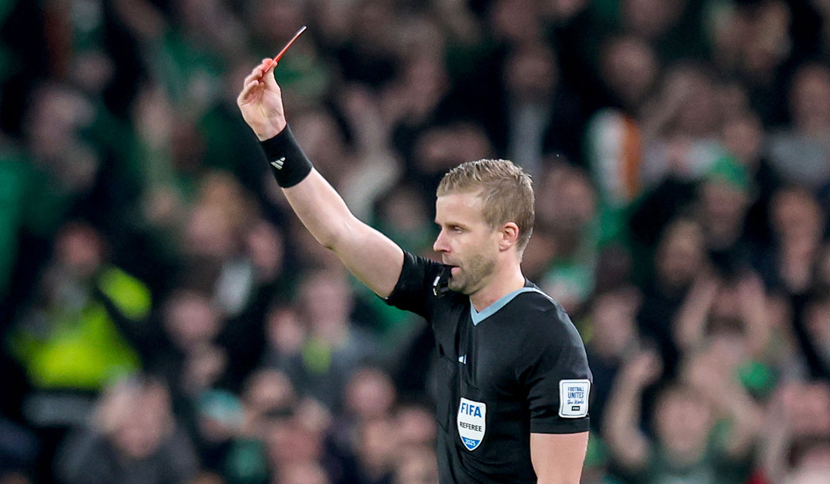 Ireland fans will be excited to see the referee for Prague play-off