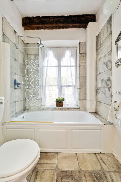 One of the bathrooms at 3 Glanmore Castle, Devil’s Glen, Ashford, Co Wicklow