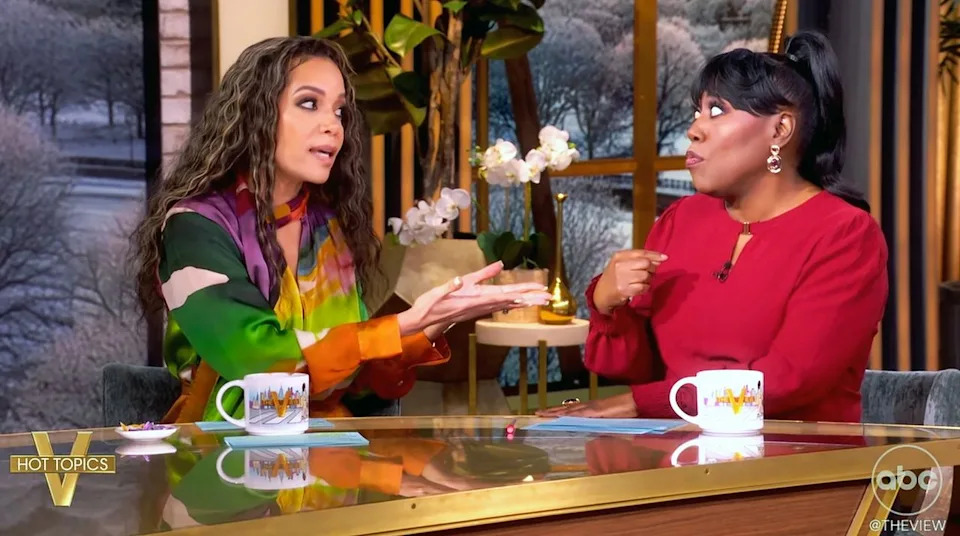 Sunny Hostin and Sheryl Underwood on 'The View'Credit: ABC