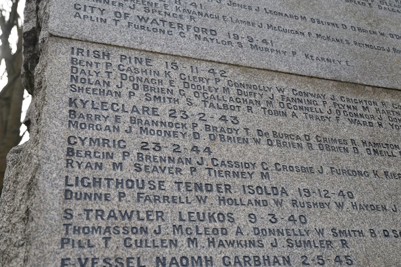 The National Memorial to Irish Merchant Seafarers  located on City Quay Dublin. Photo: Bryan O’Brien / The Irish Times