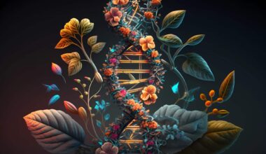 Abstract concept of genetic engineering