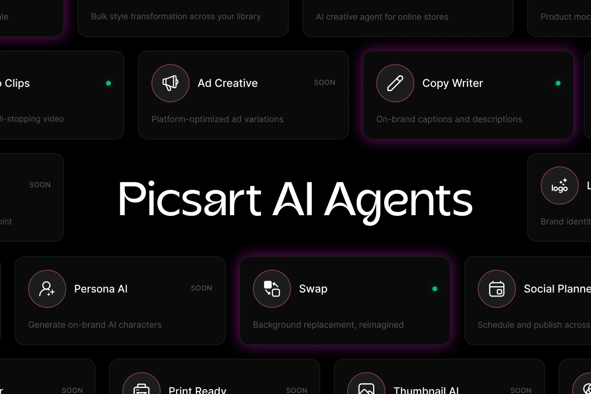 Picsart now allows creators to 'hire' AI assistants through agent marketplace