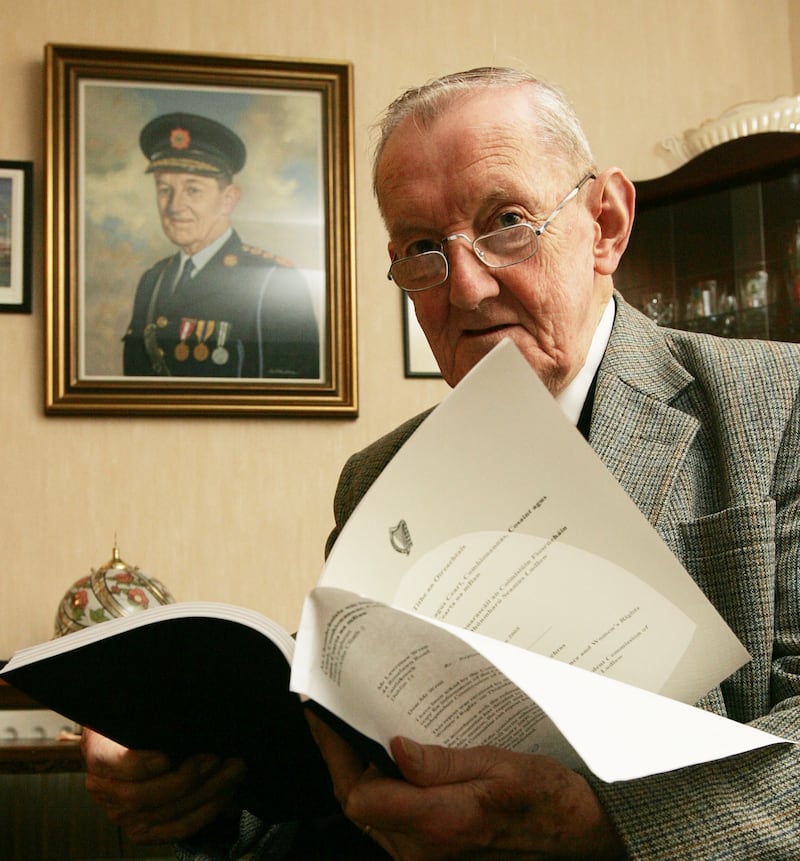 Former Garda commissioner Laurence Wren, who died in 2016, pictured in 2005, after he had retired. Photograph: Alan Betson