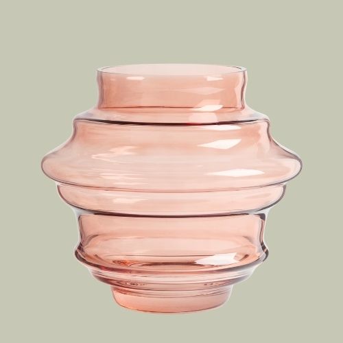 H&amp;M Home, Large Tiered Vase, Pink