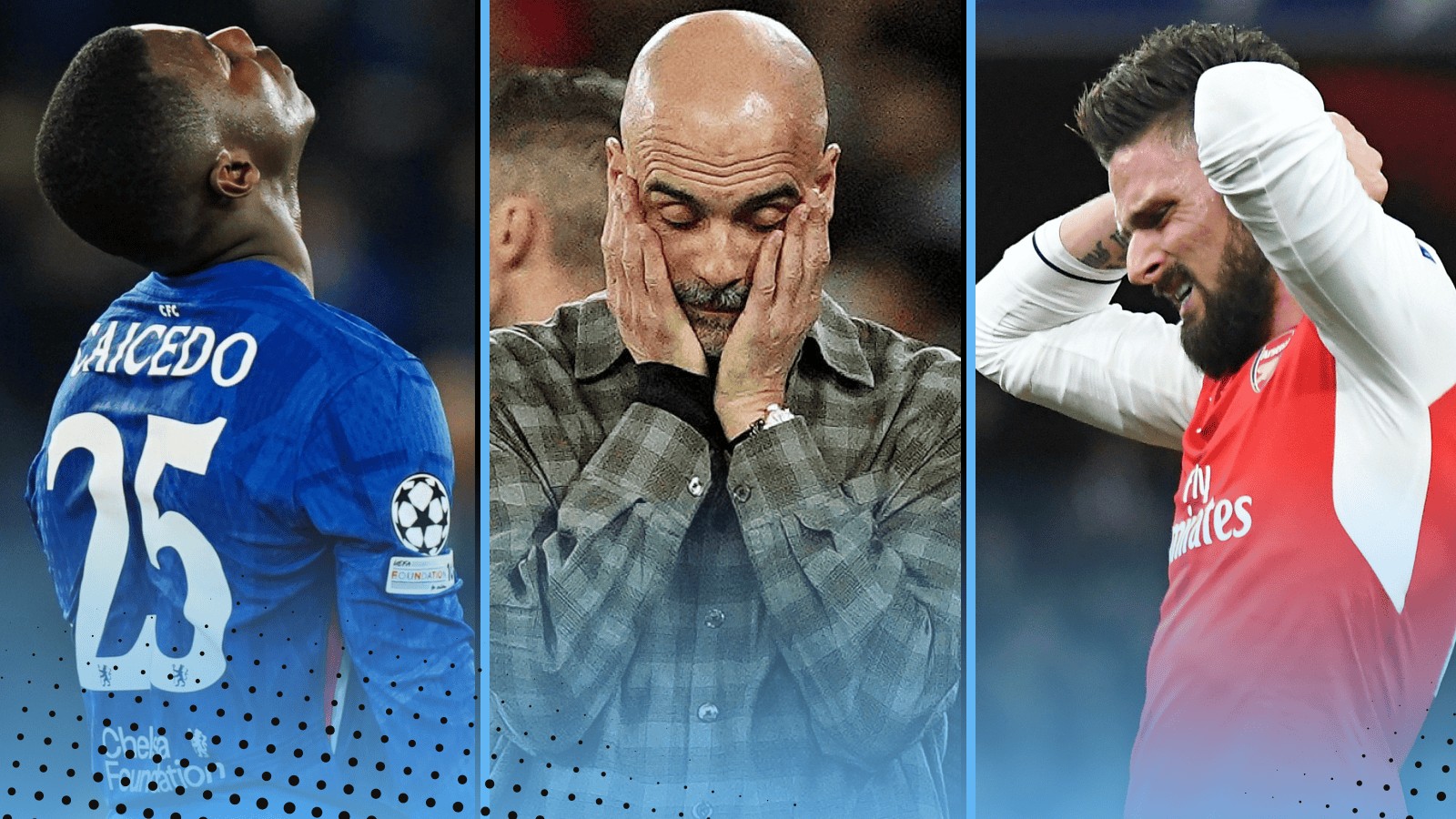 Biggest Champions League knockout defeats by English clubs