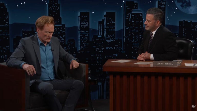 Conan O'Brien on the March 11, 2026 episode of "Jimmy Kimmel Live!".