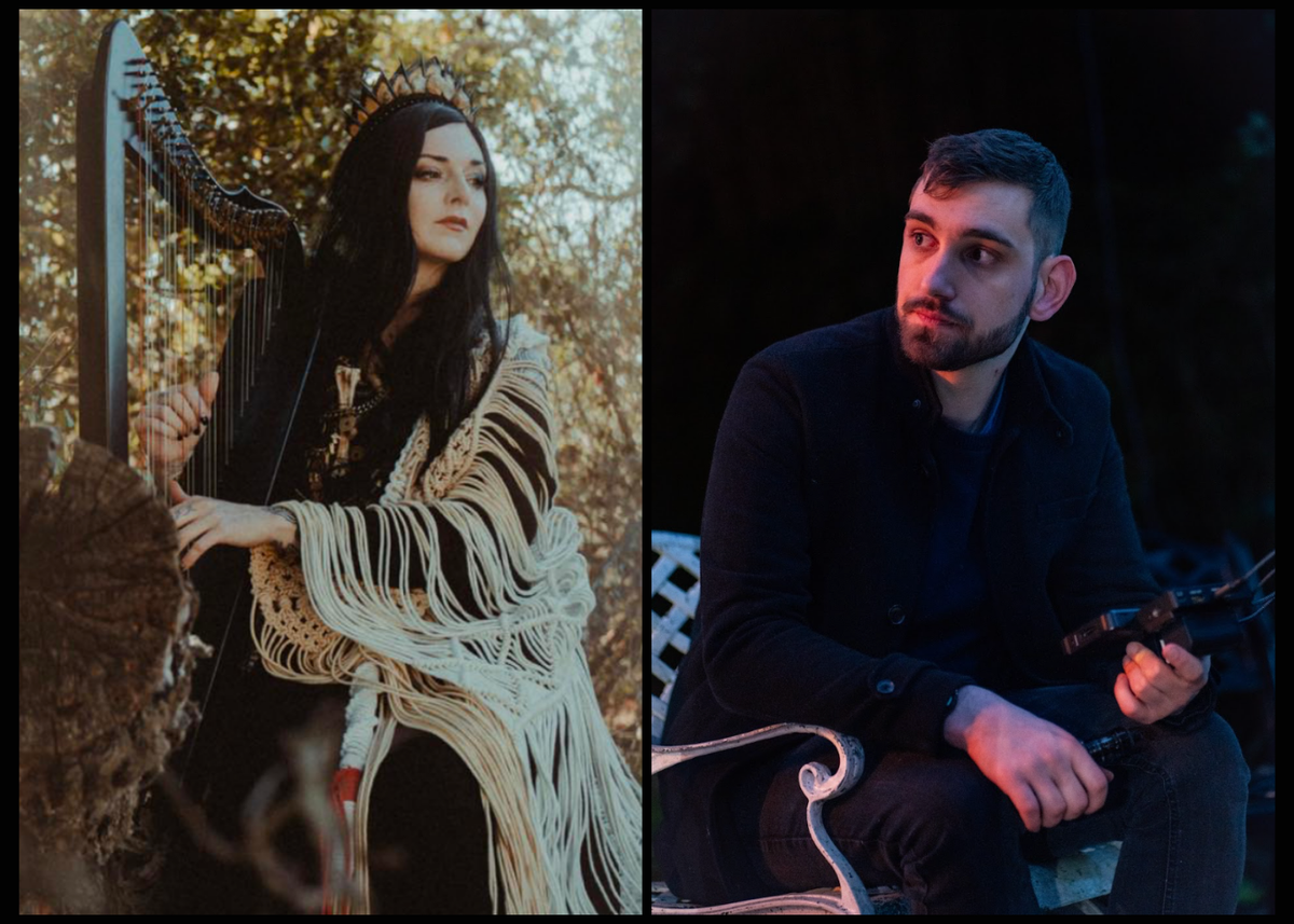 Midlands Mayhem writer-director Adam Mura & Harpist Joy Shannon