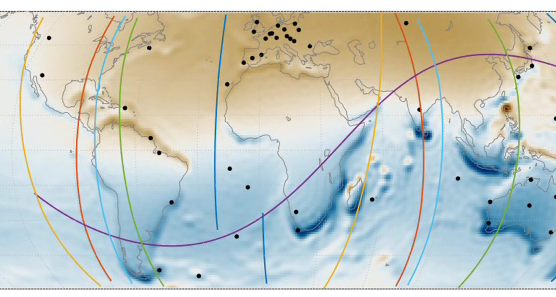 CryoSat views a geomagnetic storm